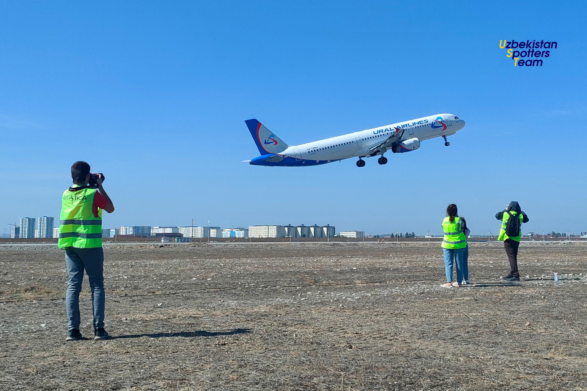 Farg&lsquo;ona aeroportidagi birinchi rasmiy spotting