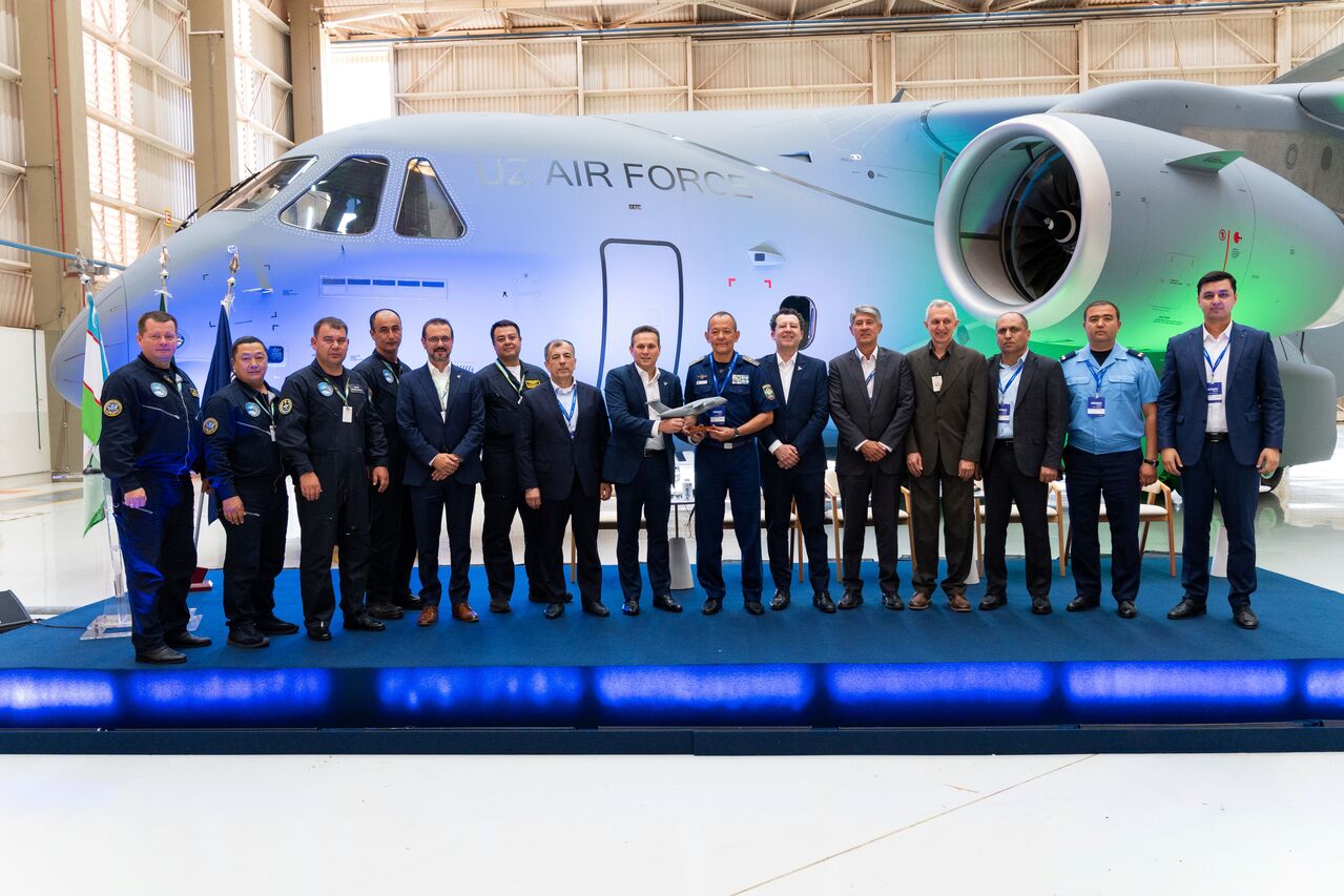 Embraer delivers first C-390 Millennium to the Uzbekistan Air Force