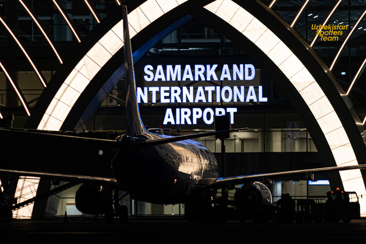 First official spotting at Samarkand International airport