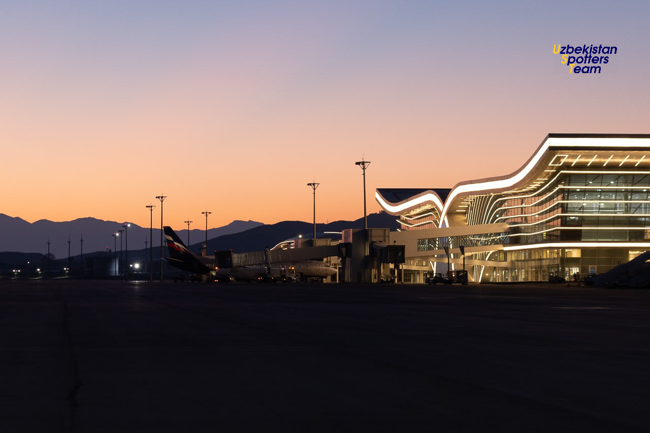 First official spotting at Samarkand International airport