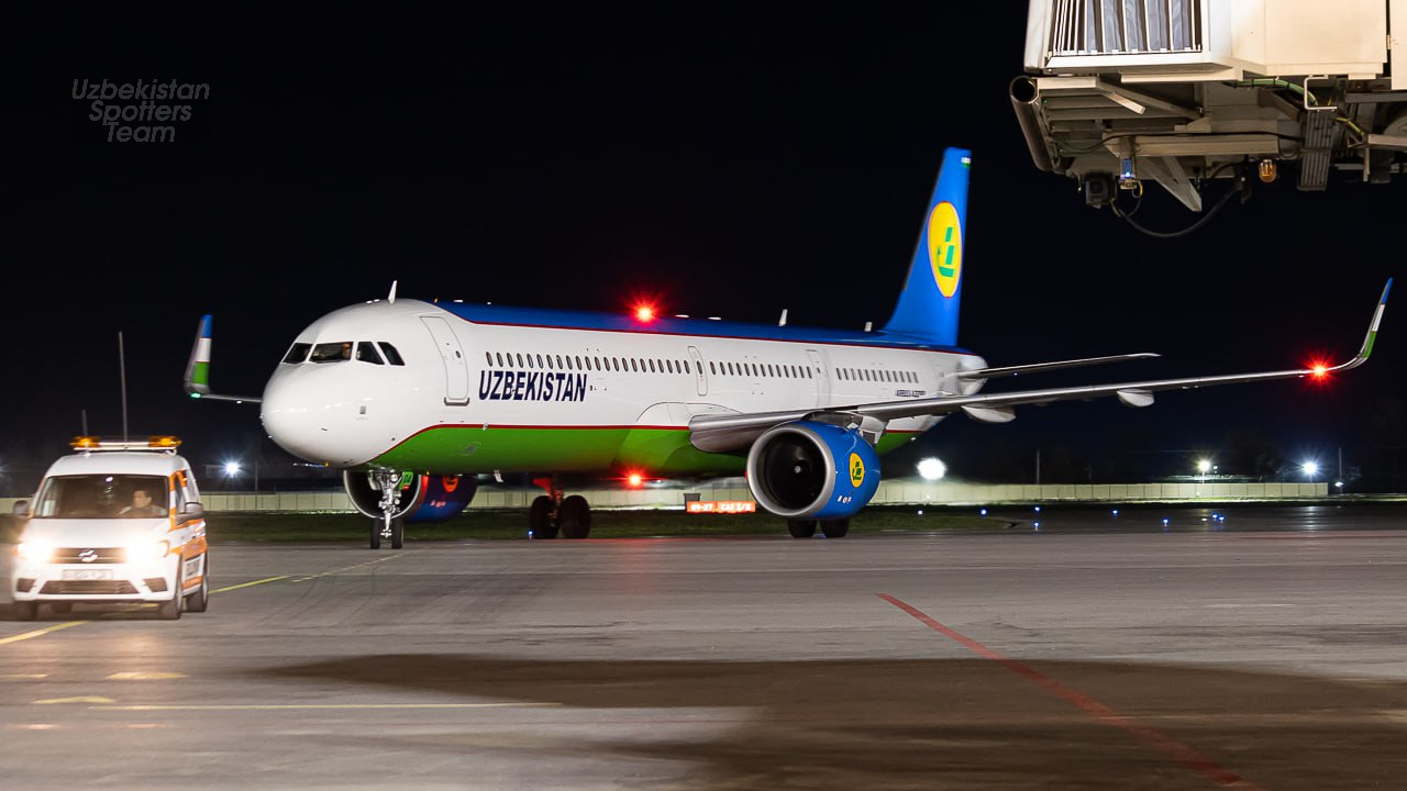 First official spotting at Samarkand International airport