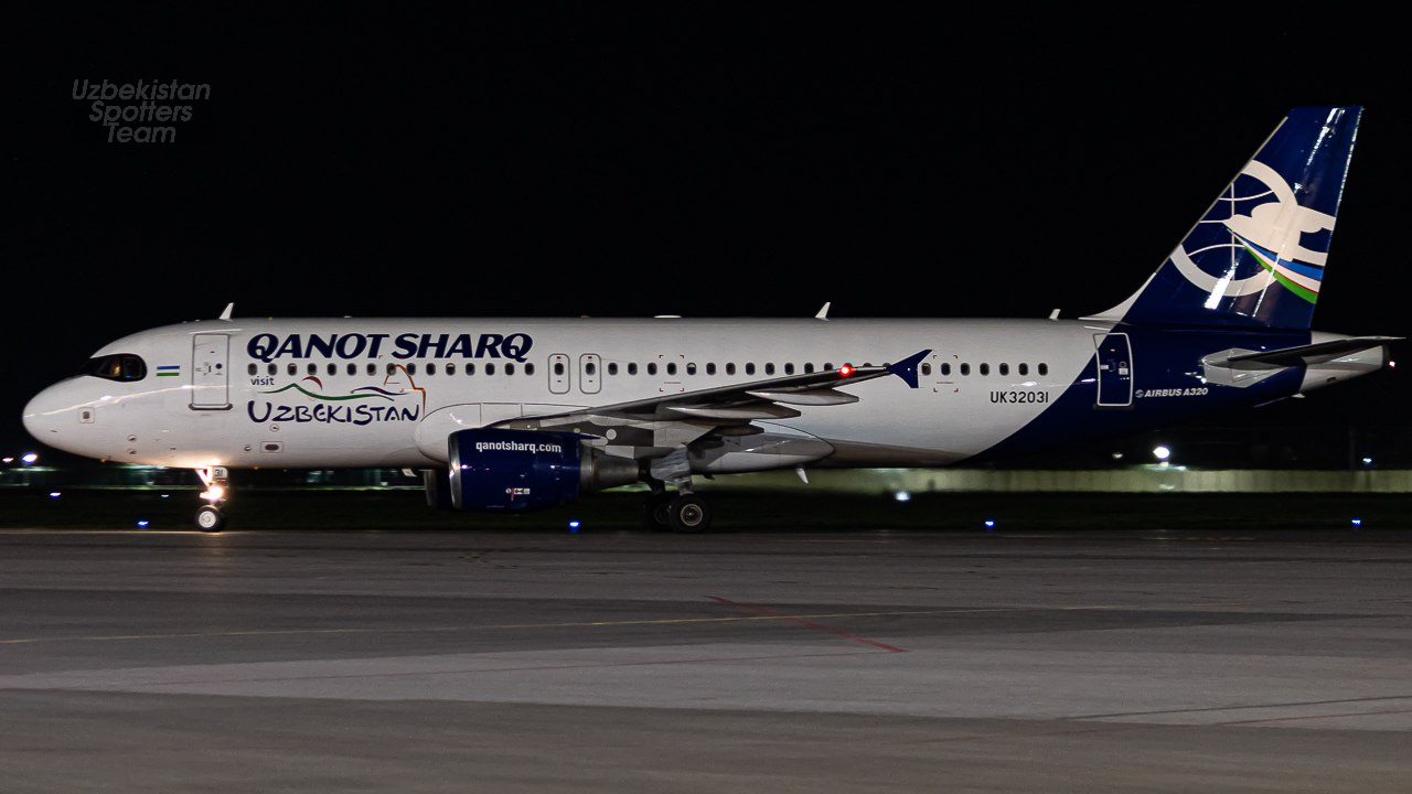 First official spotting at Samarkand International airport