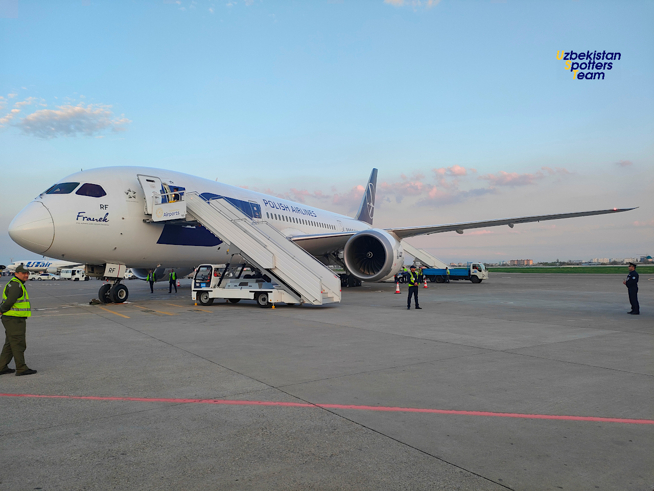 We welcomed flight of LOT Polish Airlines