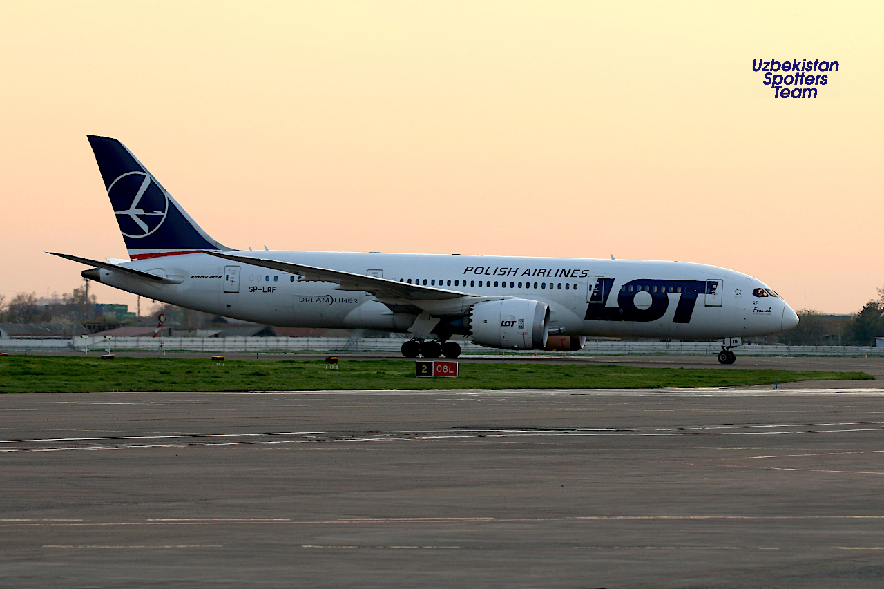 We welcomed flight of LOT Polish Airlines