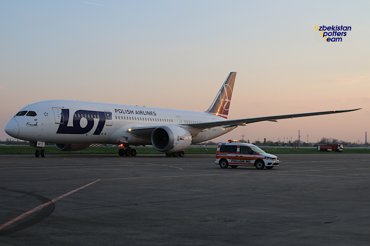 We welcomed flight of LOT Polish Airlines