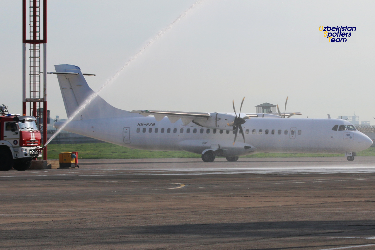 First aircraft for new regional airline SilkAvia arrived in Tashkent