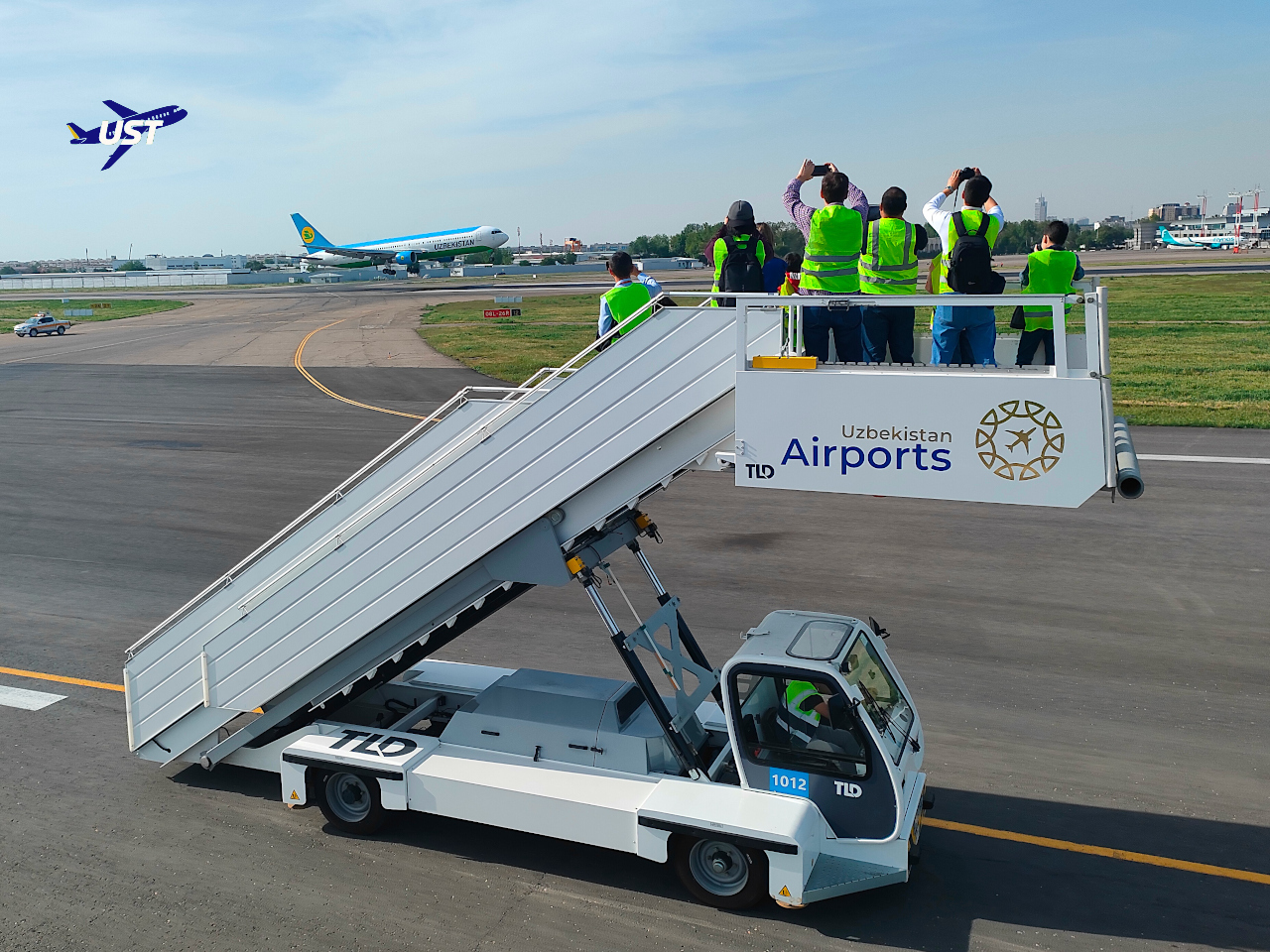 Have you ever ridden on a stair truck on a runway?