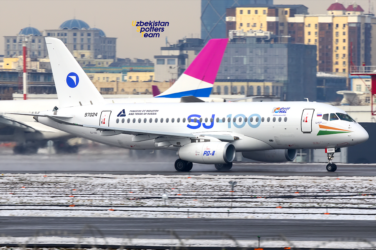 SJ-100NEW visited Tashkent airport