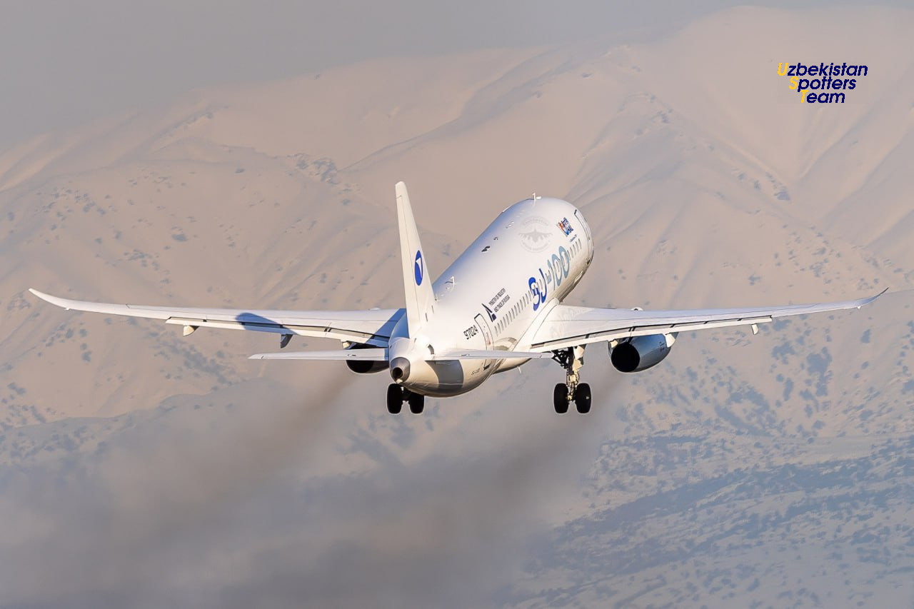 SJ-100NEW visited Tashkent airport