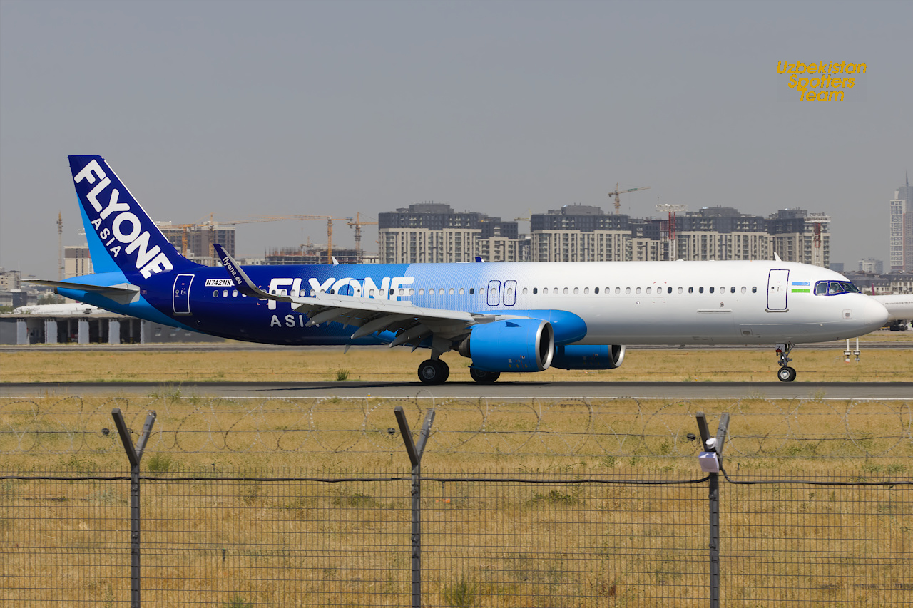 First A321neo for FlyOne Asia arrives to Tashkent