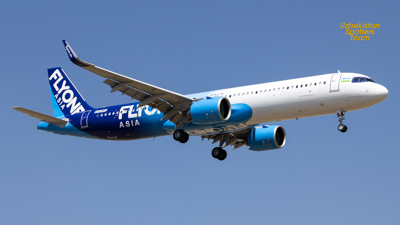 First A321neo for FlyOne Asia arrives to Tashkent