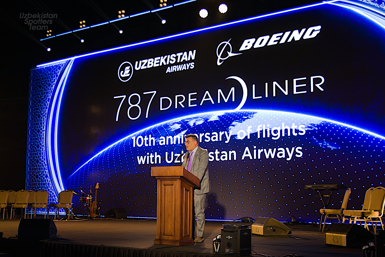 Uzbekistan Airways celebrated 10 years of Dreamliner service