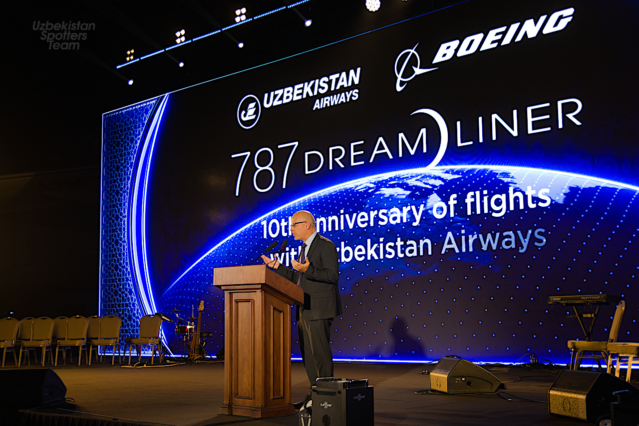 Uzbekistan Airways celebrated 10 years of Dreamliner service