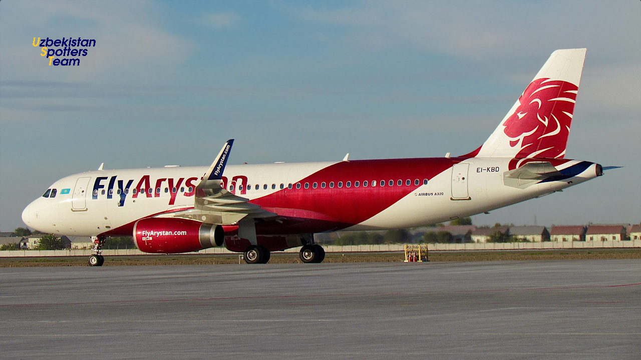 Fly Aristan's first scheduled flight was greeted in Urgench